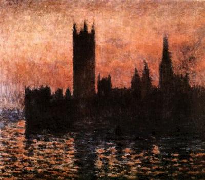 Claude Monet Houses of Parliament, oil painting image